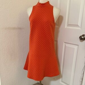 Abercrombie & Fitch Sleeveless High Neck Knit Dress